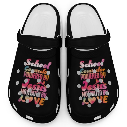 School Counselor Jesus Faith Clogs