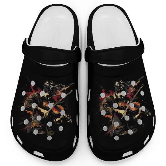 Violin Guy Clogs