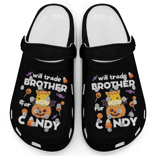 Giraffe Halloween Trade Brother For Candy Clogs