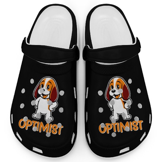 optimistic beagle Clogs