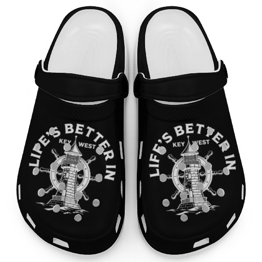 Florida Sailing LIFE'S BETTER IN KEY-WEST Clogs