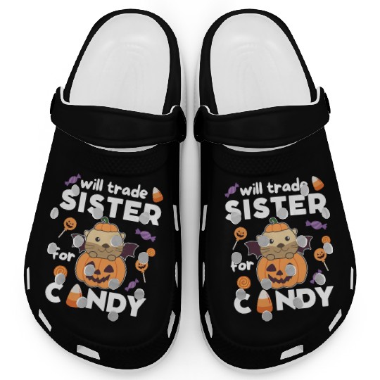 Otter Halloween Trade Sister For Candy Clogs