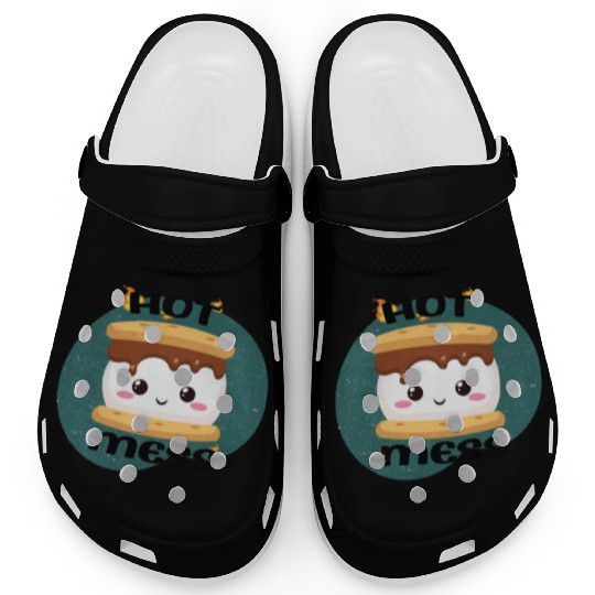 Hot Mess Kawaii S'more Meme Clogs