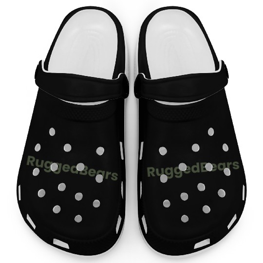 RuggedBears Olive Collection Clogs