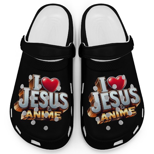 I Love Jesus & Anime Clogs