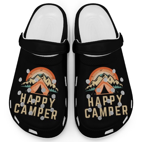 Happy Camper - Camping Lover Clogs