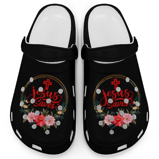 Jesus Saves Bible Text Love Jesus Christian Clogs