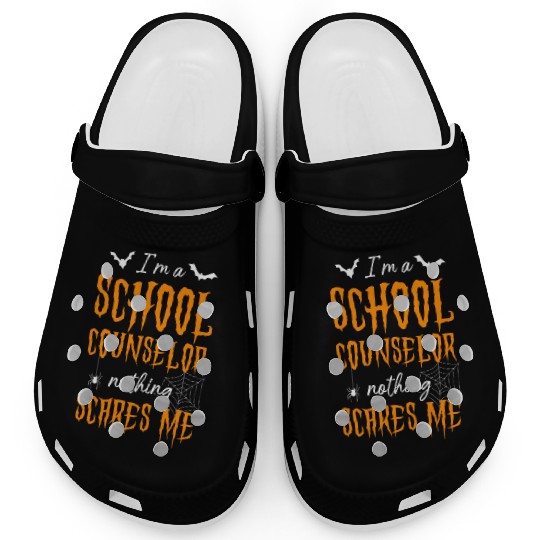 School Counselor Mom Halloween I'm Clogs