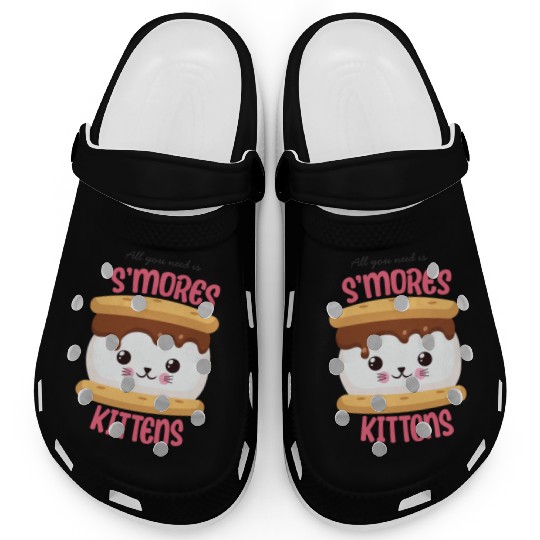 All You Need Is S'mores Kittens Clogs