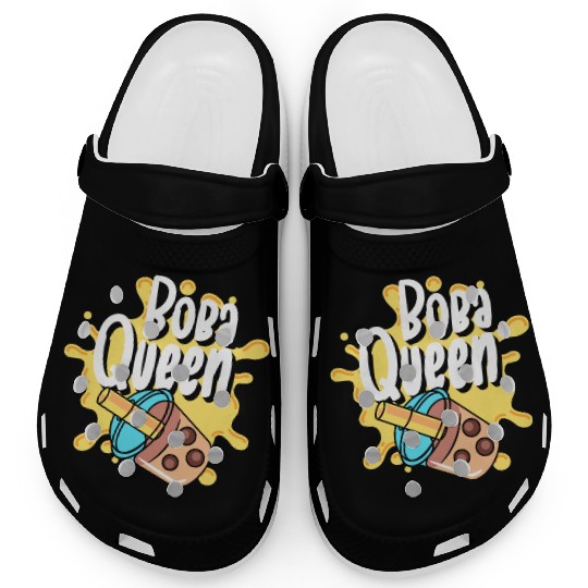 Kawaii Milk Tea Tea Balls Clogs