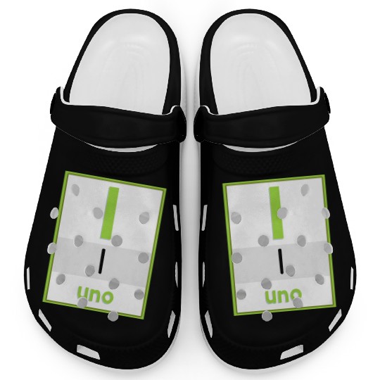 Spanish numbers Uno Clogs