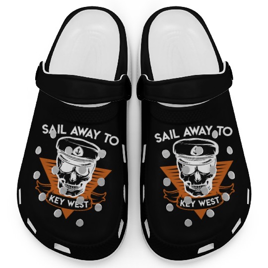Florida Keys SAIL AWAY TO KEY-WEST Sailing Outfit Clogs