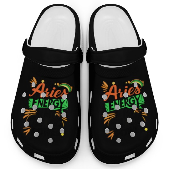 My Aries Energy is My Black Power Clogs