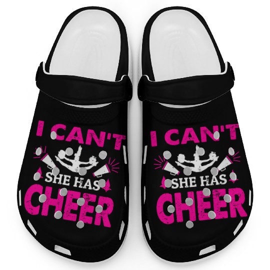 She Has Cheer Mom Cheerleading Mommy Mother's Day Clogs