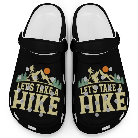 Let's Take A Hike Hiker Hiking Clogs