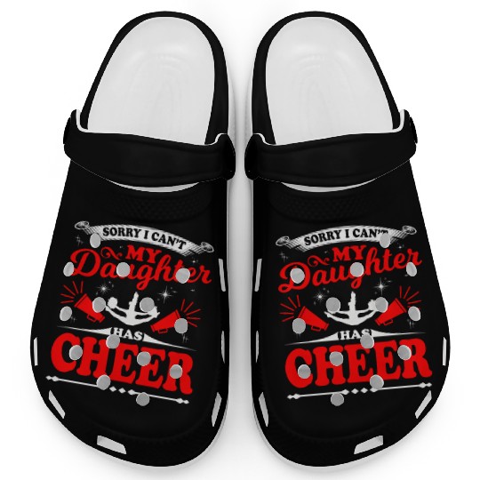 My Daughter Cheer Mom Cheerleading Mother's Day Clogs
