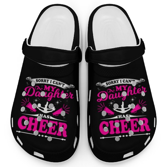 My Daughter Cheer Mom Cheerleading Mother's Day Clogs