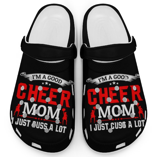 A Good Cheer Mom Cheerleading Mommy Mother's Day Clogs