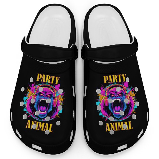 Party Animal Gorilla Style - Clogs Design