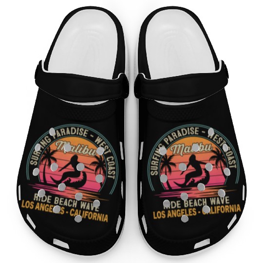A NEST COAST NG PARADISE - SURFING Malibu RIDE BEA Clogs