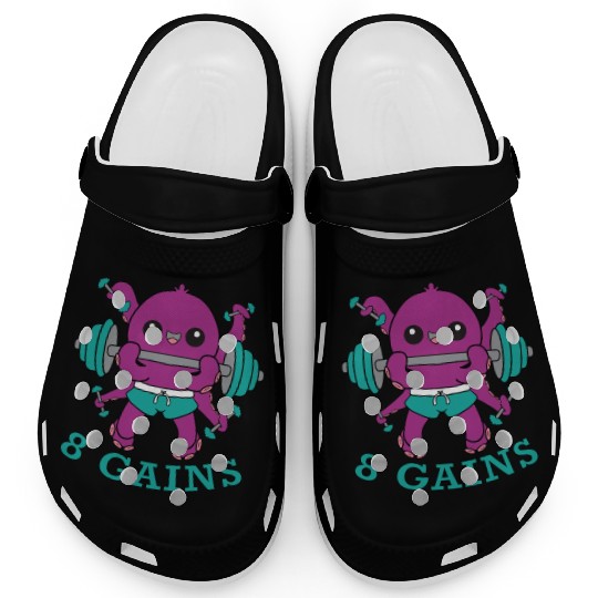 Octopus and 8 Gains Clogs