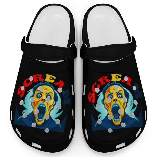 Scream Vintage Halloween Clogs