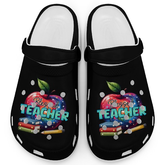 blessed teacher Clogs