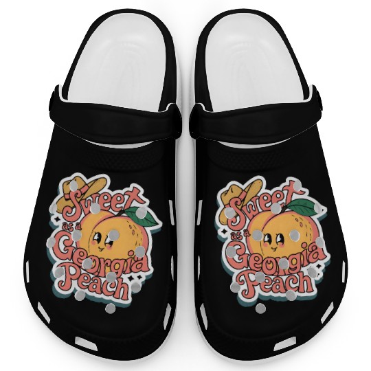 Sweet as a Georgia Peach Sticker.t-shits Clogs