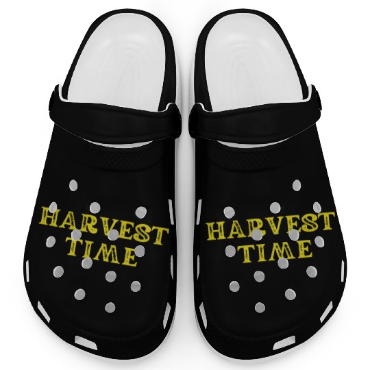 Harvest Time Seasonal Art Design Clogs