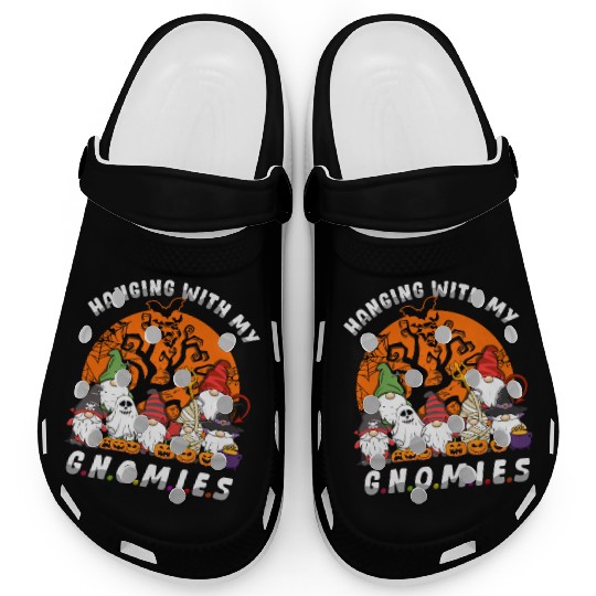 Hanging With My Gnomies Gnomes Halloween Clogs