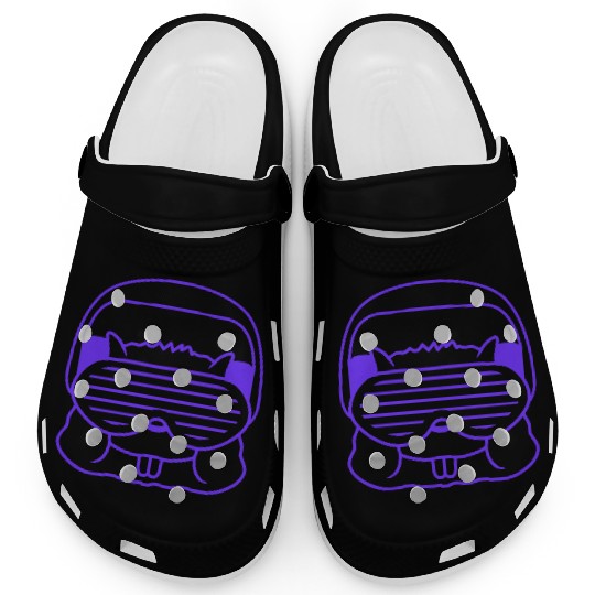 Cute DJ Hamster Party Animal Guinea Pig Pet Face Clogs