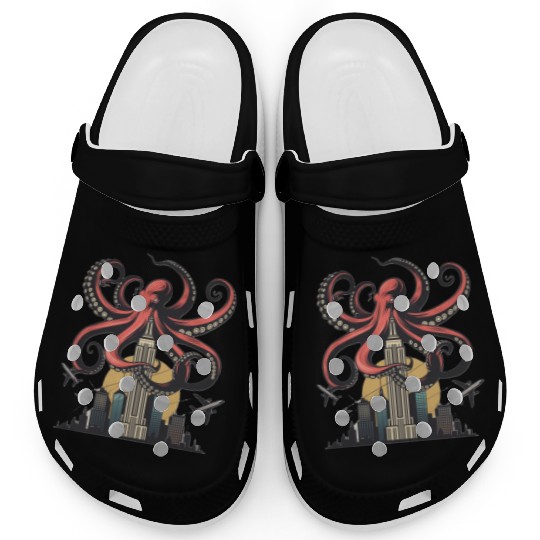 Big Octopus on Building Clogs