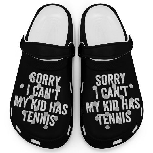 Tennis Parent Tennis Mom Dad Funny Clogs