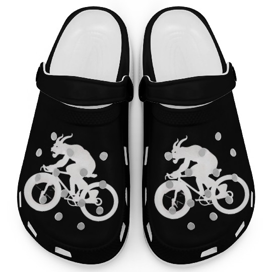 devil on bicycle Clogs