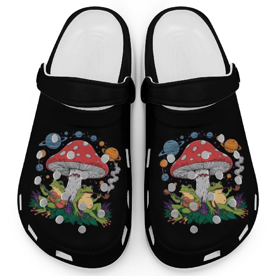Galactic Frogs and Mushroom Haven Clogs
