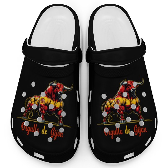 The Pride Gijón flag design Clogs