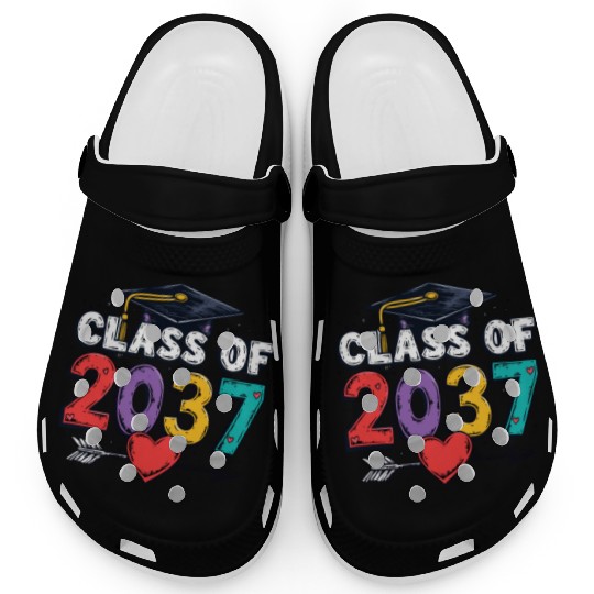 Celebrating the Class of 2037: A Colorful Future Clogs