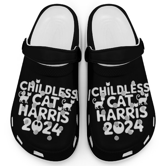Childless Cat lady Kamala Harris Clogs