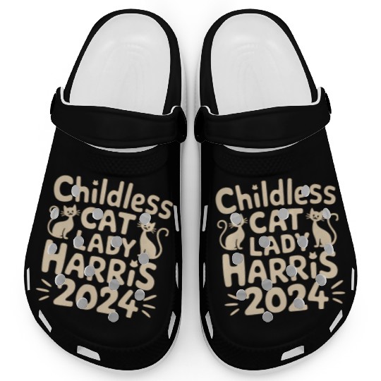 Childless Cat lady Kamala Harris Clogs