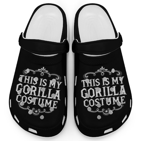 This Is My Gorilla Funny Lazy Halloween Costume Clogs