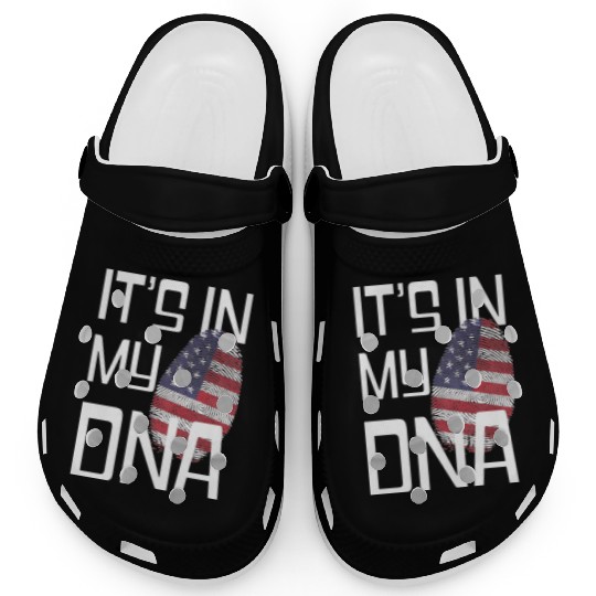 It's in my DNA - Love America Clogs