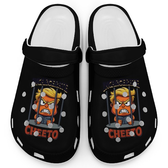 Incarcerate Cheeto Anti-Trump Political Satire Clogs