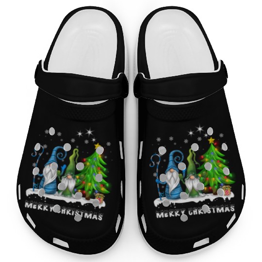 Merry Christmas Gnomes Xmas Family Men Women Clogs