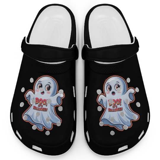 Scared Little Ghost Clogs