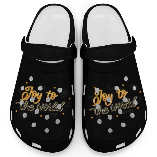 Amazing Joy to the world Illustration Clogs