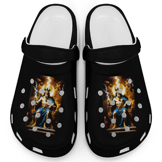 Zeus Jupiter Greek Mythology Gods Baroque Clogs