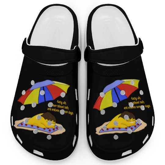 Salty air, sun kissed hair. Clogs