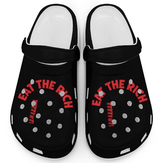 Eat The Rich Döner Kebab Parody Design Clogs