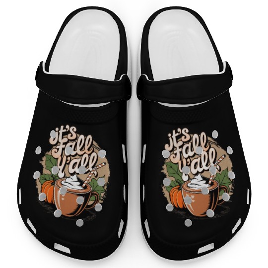Pumpkin spice latte Clogs