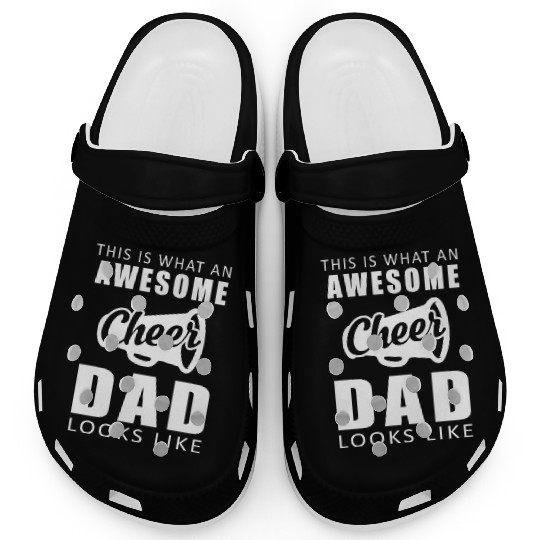 awesome cheer dad Clogs